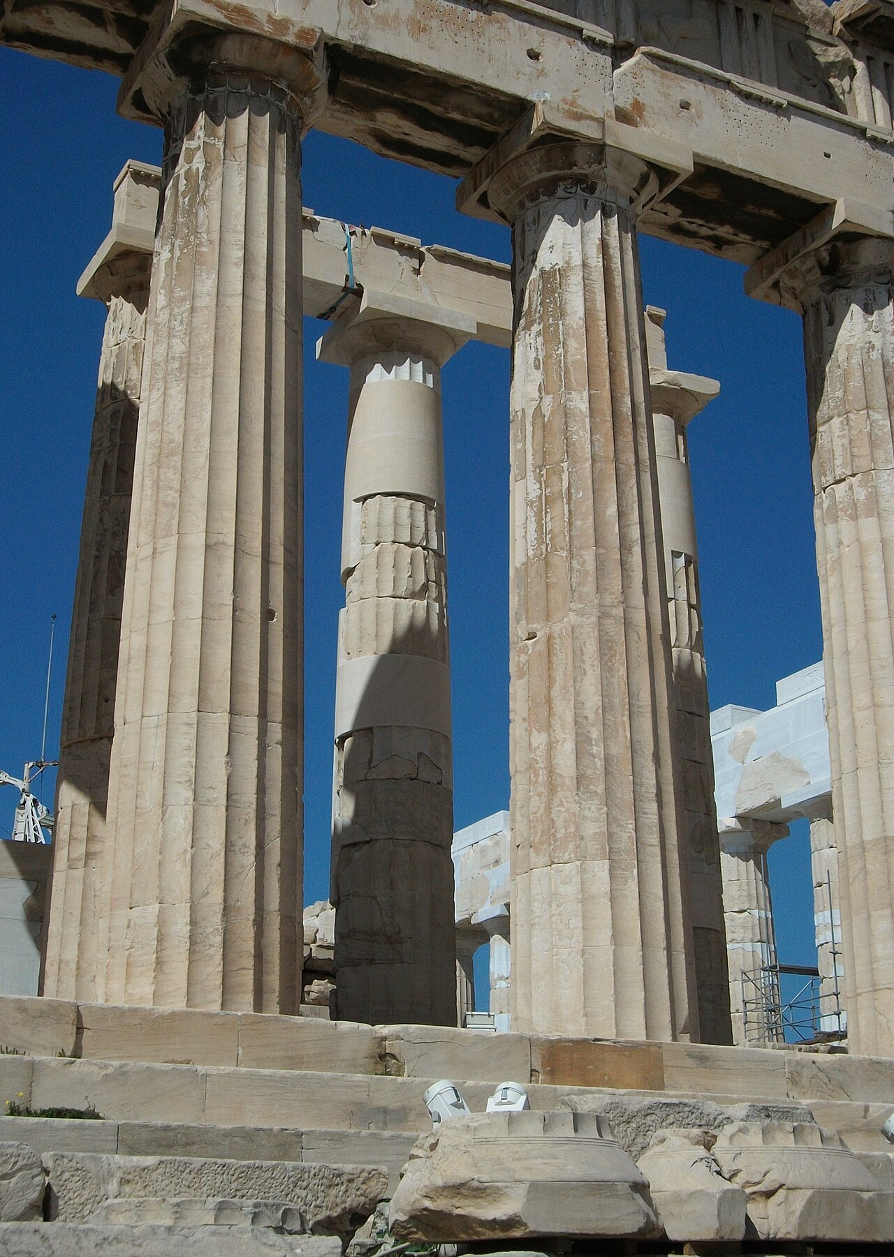 Columnas dóricas del Partenón